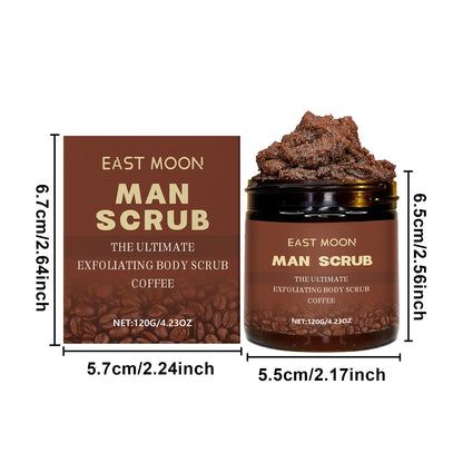 East Moon Coffee Scrub – Men’s Deep Cleansing & Hydrating Exfoliator
