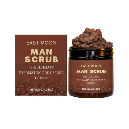 East Moon Coffee Scrub – Men’s Deep Cleansing & Hydrating Exfoliator
