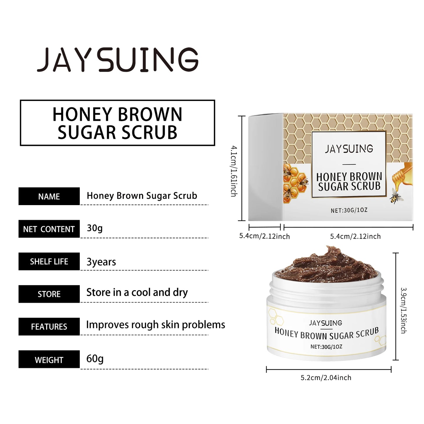 Honey Brown Sugar Scrub Cream