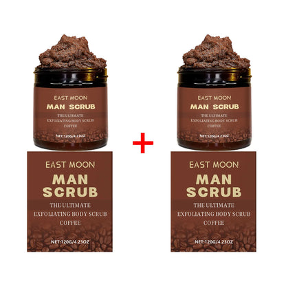 East Moon Coffee Scrub – Men’s Deep Cleansing & Hydrating Exfoliator